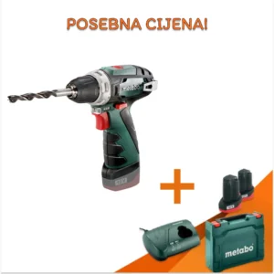 Bušilica-odvijač aku Metabo SET PowerMaxx BS Basic 12V